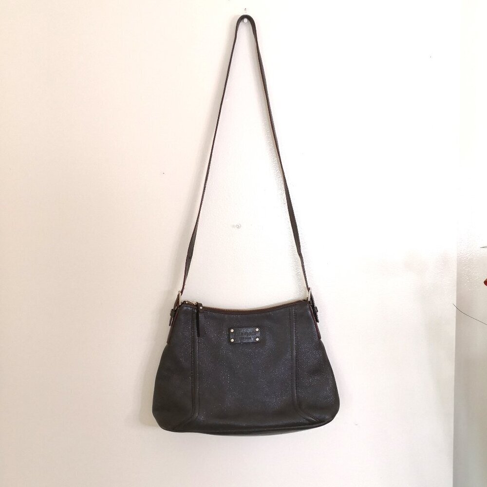 Kate Spade Metallic Brown Crossbody Bag 14"Lx 4"Wx 8 3/4"H